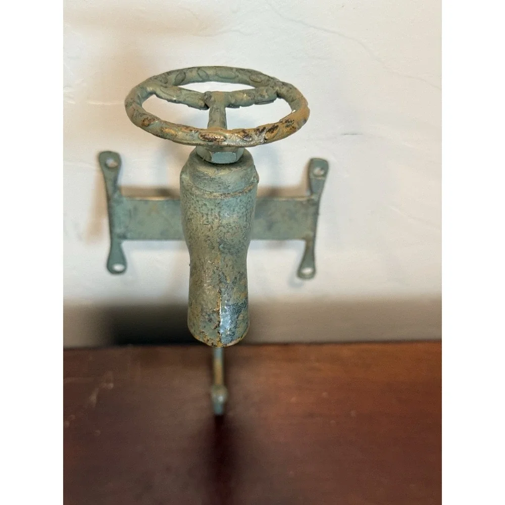 COOL WATER SPIGOT  FOUNTAIN COAT‎ HANGER BARN FARM FOLK ART